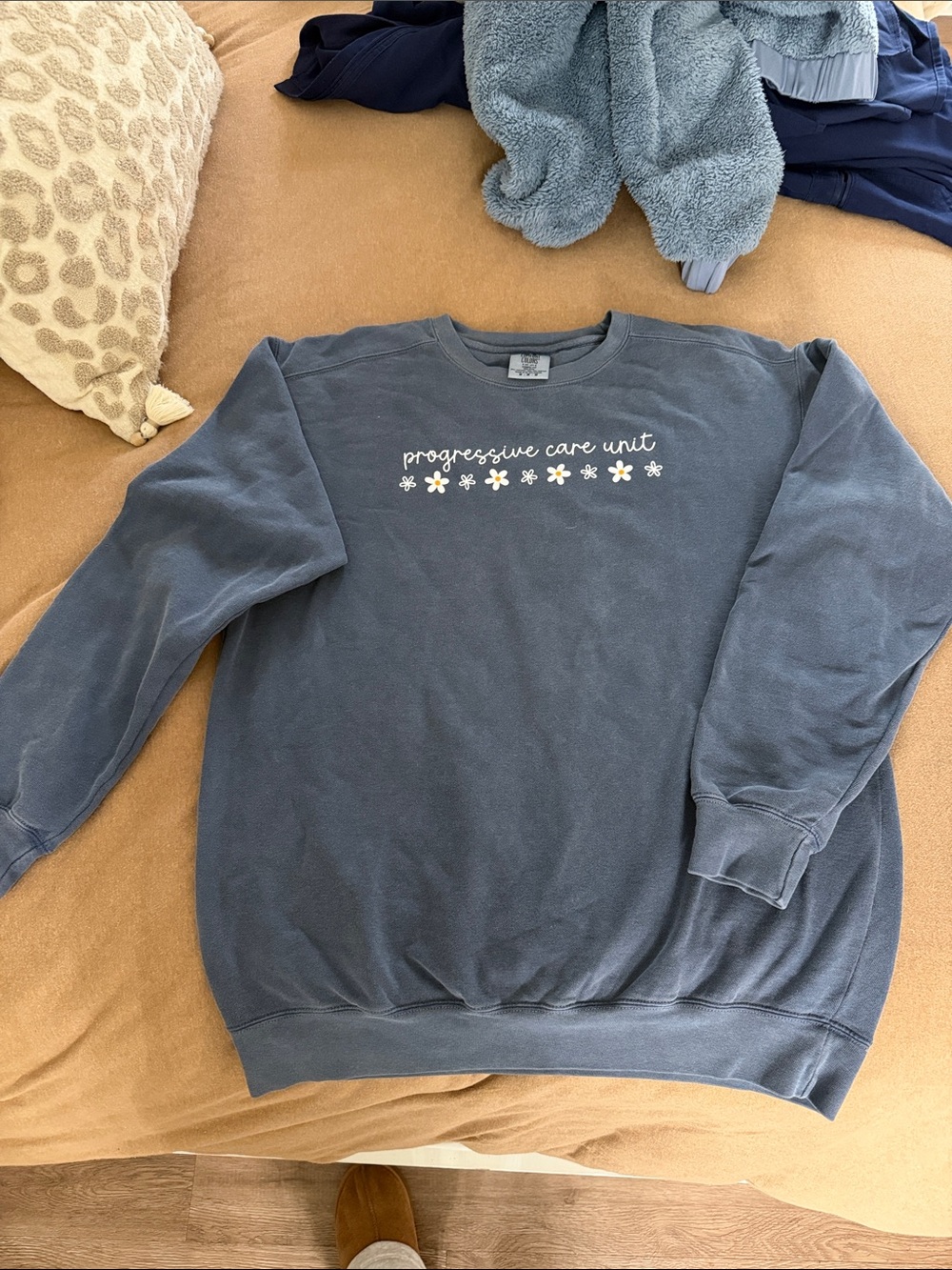 Progressive Care Unit Crewneck Sweater - Slate Blue